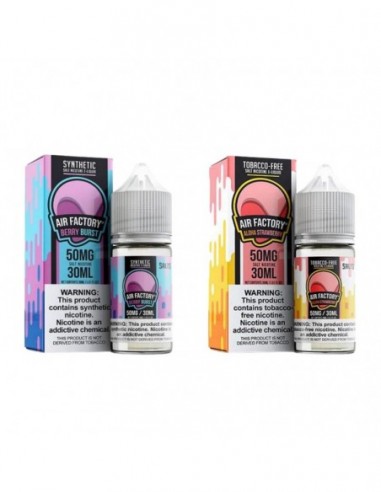 Air Factory TFN Salt Nic Liquid 30ml Collections Aloha Strawberry 50mg 1pcs:0 US