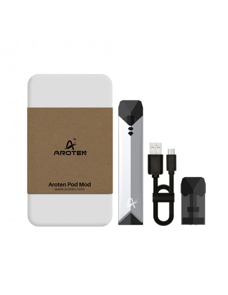 Aroten Pod System Kit - 400mAh Silver:0 0