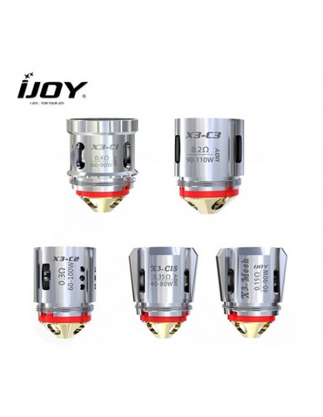 IJOY Captain Coil X3-C1/ C2/ C1S/ Mesh Coil Atomizer Core for IJOY Avenger Capain X3 Subohm Vape Tank 0