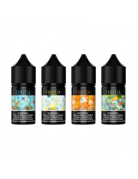 Fruitia Salt Nic E-Liquid 30ml 0