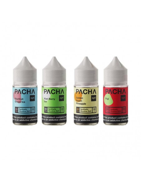 Pacha Syn Salt E-Liquid 30mL Apple Tobacco 25mg 1pcs:0 US