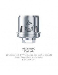 SMOK TFV8 X-Baby Coils M2/Q2/X4/T6/RBA Beast Brother