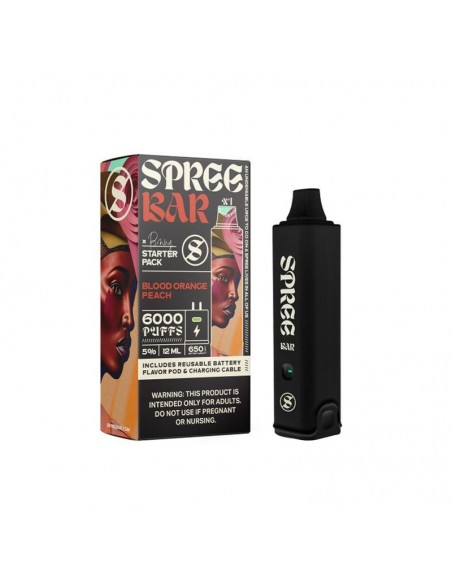 Spree Bar Disposable Vape 6000 Puffs Starter Kit 1