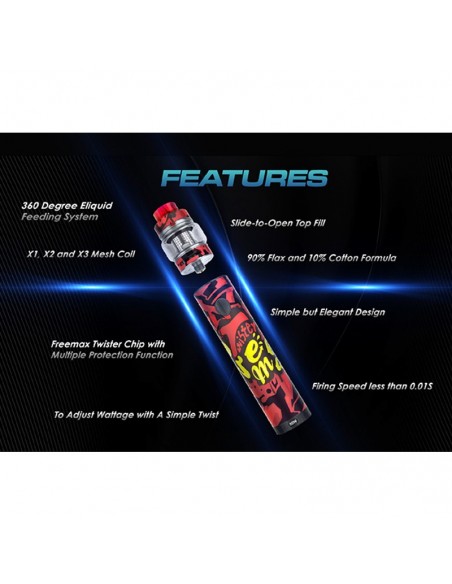 FREEMAX Twister 80W Kit 2300mAh With 5ml Fireluke 2 Tank 3