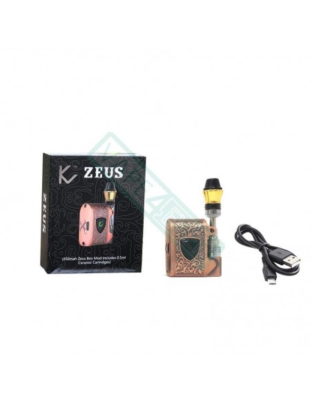 Kangvape Zeus CBD Vape Kit: 510 Thread Box Mod 450mah 1