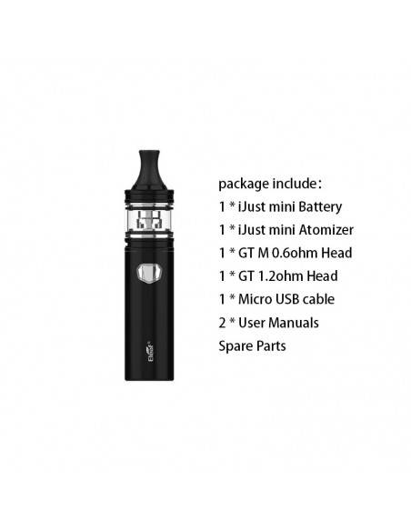 Eleaf iJust Mini Starter Kit 1100mAh Black Kit 1pcs:0 US