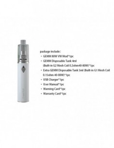 Freemax GEMM 80W Starter Kit 2900mAh With GEMM Disposable Tank 0 2
