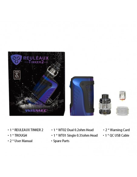 Wismec Reuleaux Tinker 2 Waterproof Kit 200W 1