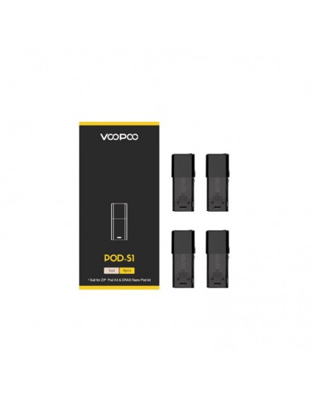 VOOPOO DRAG Nano Replacement Pod 4pcs Cartridge 0