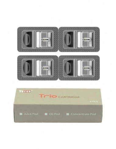 Yocan Trio Replacement Pods 4pcs Cartridge E-juice Pod 4pcs:0 US