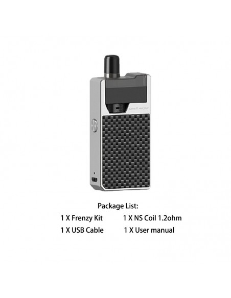 Geekvape Frenzy Pod Kit Carbon Fiber Silver Kit 1pcs:0 US