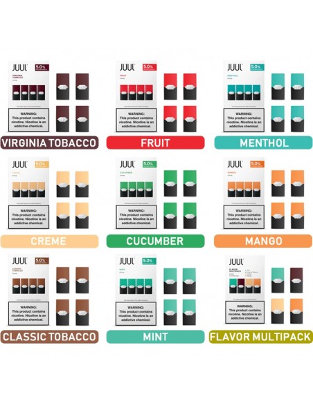 JUUL Pod Flavors 1