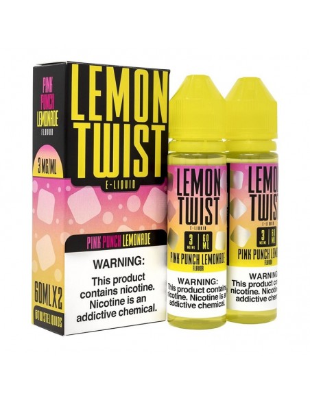 Lemon Twist Vape Juice - Pink Punch Lemonade 0mg 60ml*2pcs:0 US