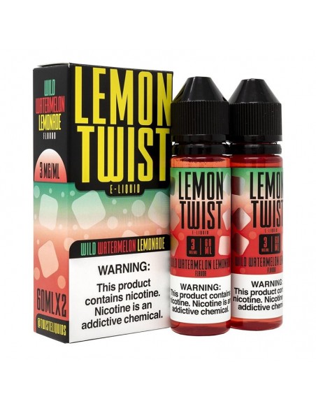 Lemon Twist Vape Juice - Wild Watermelon Lemonade 0mg 60ml*2pcs:0 US