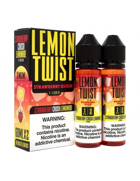 Lemon Twist Vape Juice - Strawberry Crush Lemonade 0mg 60ml*2pcs:0 US