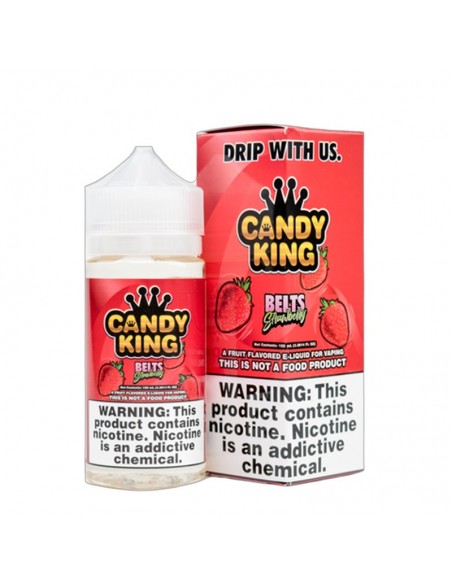 Strawberry Belts - Candy King Vape Juice 0mg 100ml:0 US