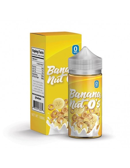 Tasty O's Vape Juice - Banana Nut O's 0mg 100ml:0 US