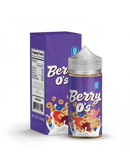 Tasty O's Vape Juice - Berry O's 0mg 100ml:0 US