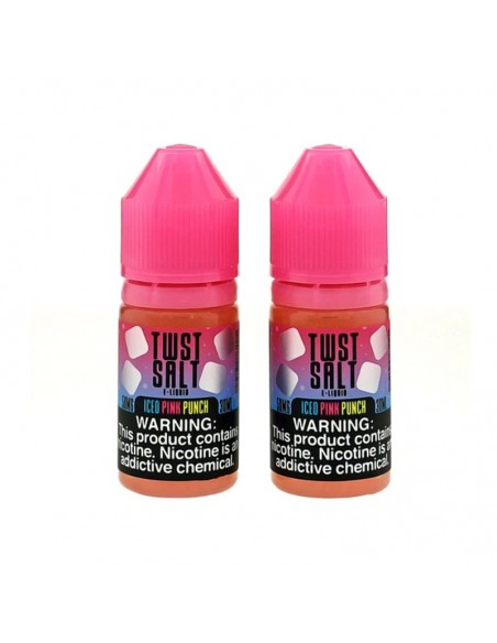 Iced Pink Punch - Twist Salt 35mg 30ml*2pcs:0 US