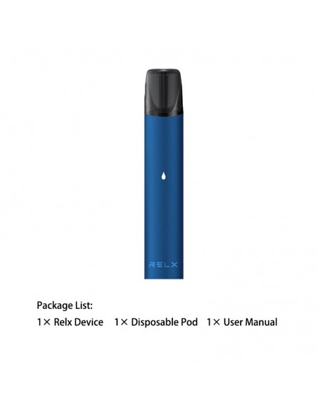 RELX Vape Kit Blue Kit 1pcs:0 US