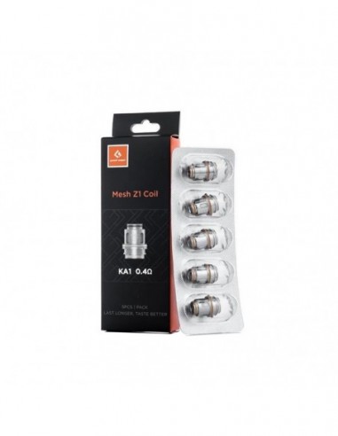 GeekVape Zeus Mesh Coils 0.4ohm Z1 Mesh Coil 5pcs:0 US