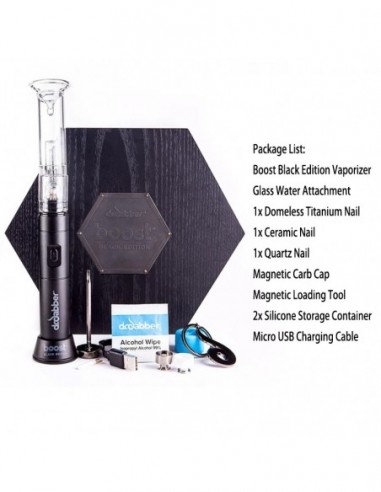 Dr. Dabber Boost Black Edition eRig For Wax/Dabs Black Edition Full Kit 1pcs:0 US
