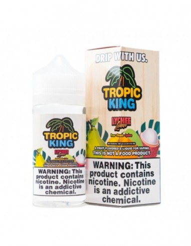 Tropic King E-liquids 100ml Collection Lychee Luau 3mg:0 US