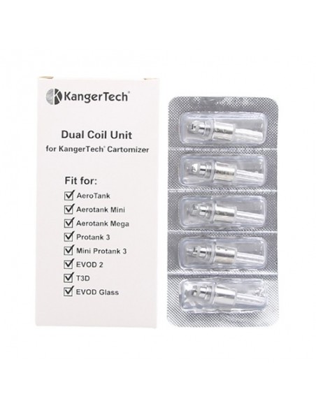 KangerTech Dual Coil(1.2ohm/1.5ohm/1.8ohm) 0
