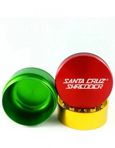 Santa Cruz Shredder 3 Piece Grinder Rasta 1 5/8" 1pcs:0 US