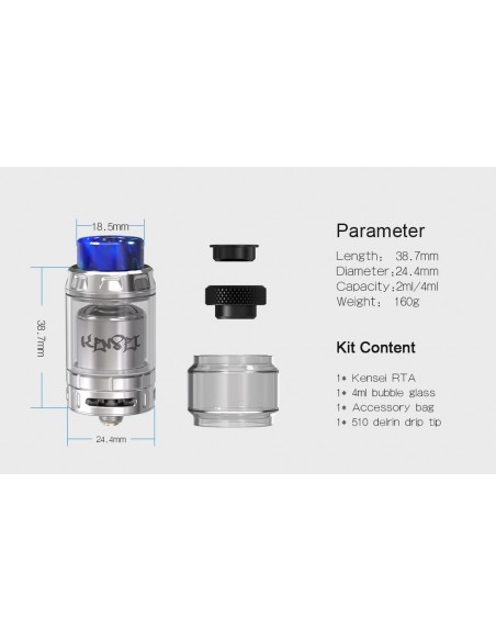 Vandy  Vape Kensei 24 RTA Tank 2ml/4ml 4