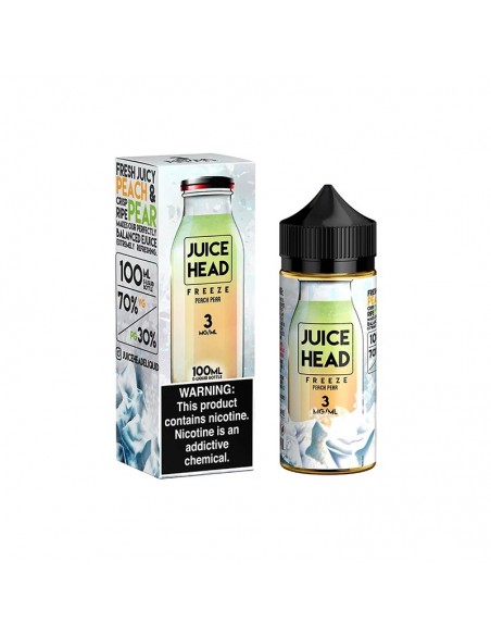 Juice Head Freeze E-Liquid 100ml Collection Peach Pear 6mg 1pcs:0 US