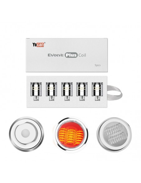 Yocan Evolve Plus Replacement Coil QDC/CDC Coil 5pcs/pack Fit For Evolve Plus 0