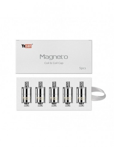 Yocan Magneto Replacement Coil & Cap Replacement coil + cap 5pcs:0 US