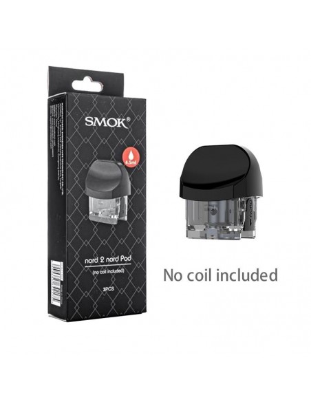 Smok Nord 2 Replacement Pods 4.5ml Nord Pod 3pcs:0 US