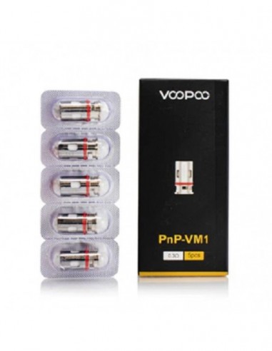 VOOPOO PnP Replacement Coils VM1 0.3ohm 5pcs:0 US