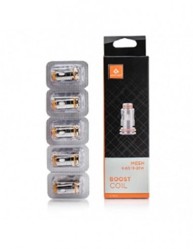 GeekVape Aegis Boost Coils 0.6ohm Replacement Coils 5pcs:0 US