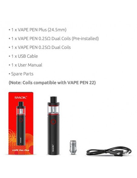 SMOK Vape Pen Plus Starter Kit - 4.0ml & 3000mah 1