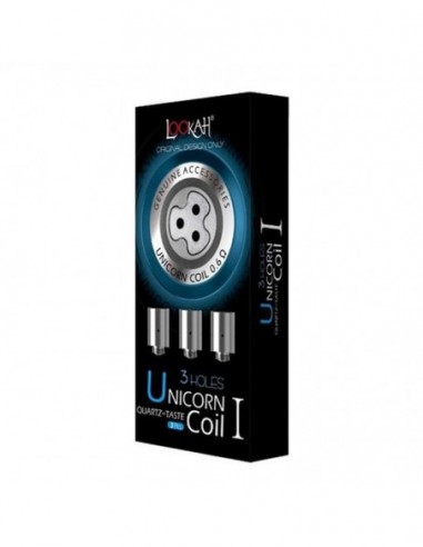 Lookah Unicorn Wax E-Rig Replacement Coils Unicorn Coil I - Hive Coil 3 pcs:0 US