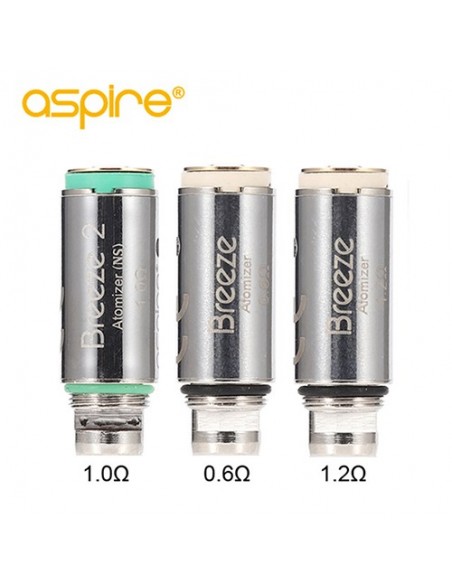 Aspire Breeze coil Electronic Cigarette 1.0ohm 0.6ohm 1.2ohm 5pcs/pack. 2