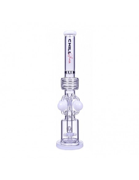 Chill Glass The Eris Quad Ball Chamber Sprinkler Perc Bong 21 Inches 2