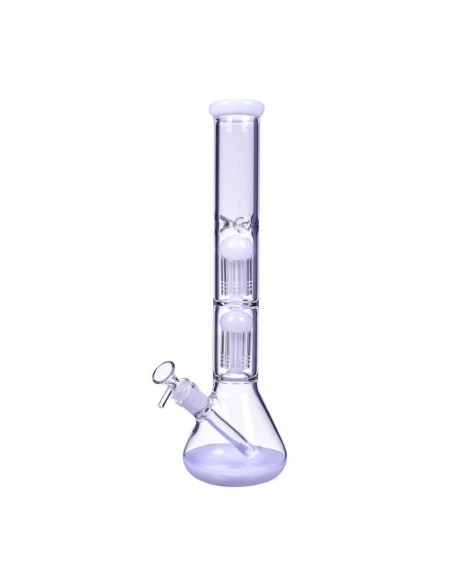 Double Tree Perc 16 Arm Bong With Down Stem And Matching Bowl 17 Inches 1