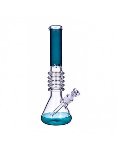 The Secret Rings Ribbed Beaker Bong 16 Inches 1