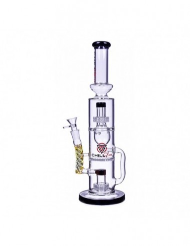 Chill Glass The Majestic Multi Perc Recycler Bong 16 Inches Transparent 1pcs:0 US