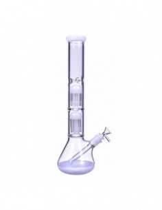 Double Tree Perc 16 Arm Bong With Down Stem And Matching Bowl 17 Inches 0 2