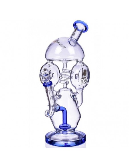 Lookah The Smokescope Platinum Coil To Showerhead Perc Coil Recycler 13 Inches 2