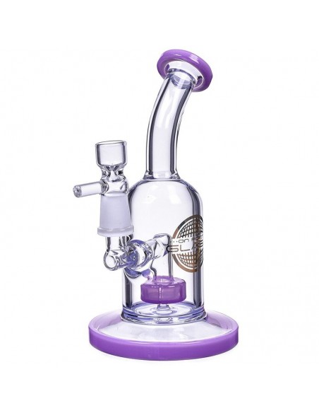 The Attraction Titled Showerhead Perc Bong & Dab Rig 7 Inches 2