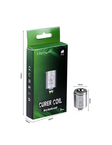 LTQ Vapor Curer Replacement Coils 0.4ohm Dry Herb Coil 3pcs:0 US