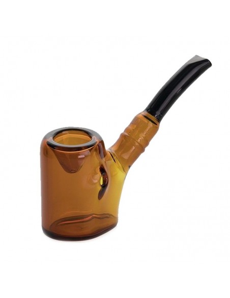 Grav Agent J Sitter Sherlock Hand Pipe 4 Inches Amber 1pcs:0 US