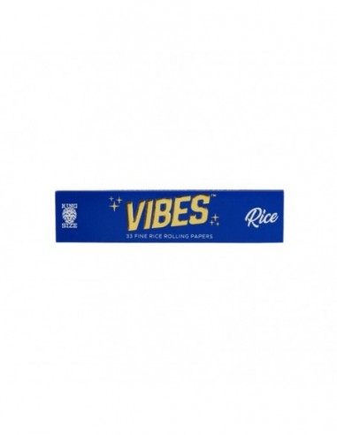 Vibes Rolling Papers Collections King Size Slim Rice(Blue) 99pcs:0 US