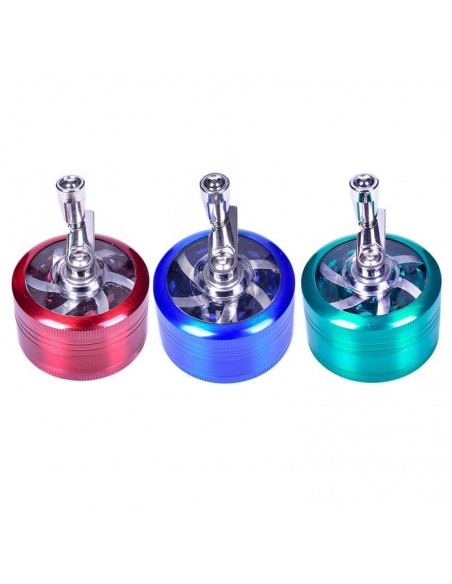 The Cutter Hand Cranked Three Piece Grinder 50mm 0